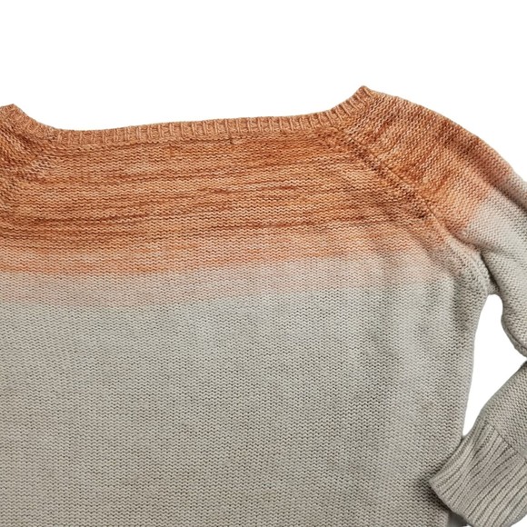 The Limited Boatneck Cableknit Sweater 3/4 Sleeve Womens Jrs Sz M  Wool Viscose - Picture 13 of 16